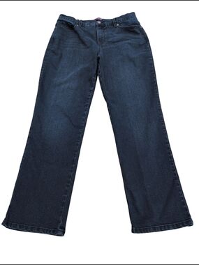Gloria Vanderbilt Amanda Dark Blue Jeans 31 Waist 28 1/2 Inseam 12 Short